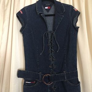 90s VintageTommy Hilfiger Denim Jumpsuit